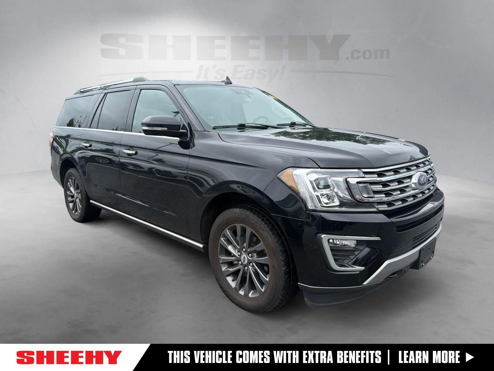 Used 2021 Agate Black Metallic Ford Limited image 1