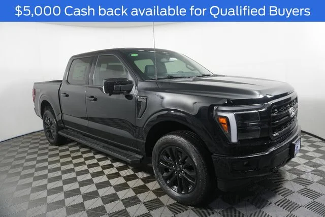 New 2026 Agate Black Metallic Ford Lariat® image 2