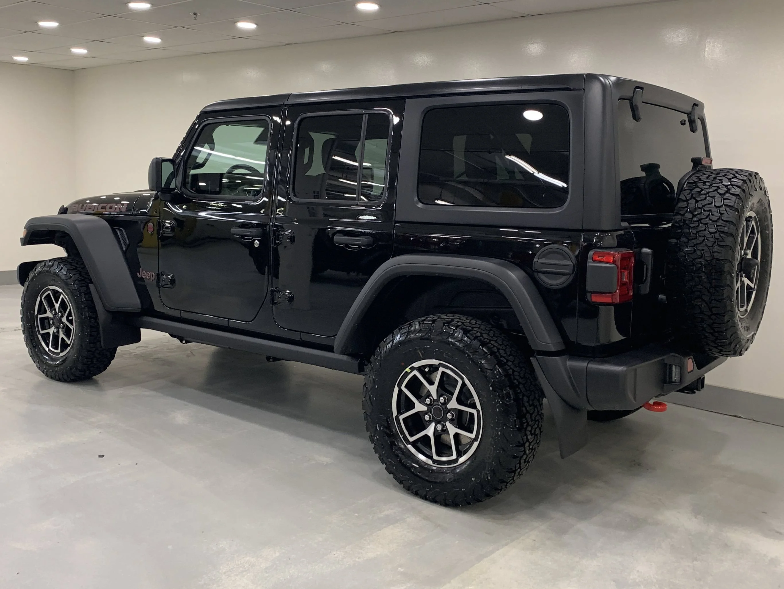 New 2025 Black Jeep Rubicon image 3