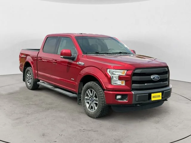 Used 2015 Ruby Red Metallic Tinted Clearcoat Ford Lariat image 3