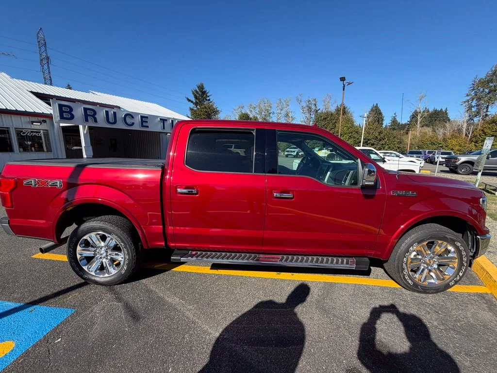 Used 2018 Ruby Red Metallic Ford Lariat image 1