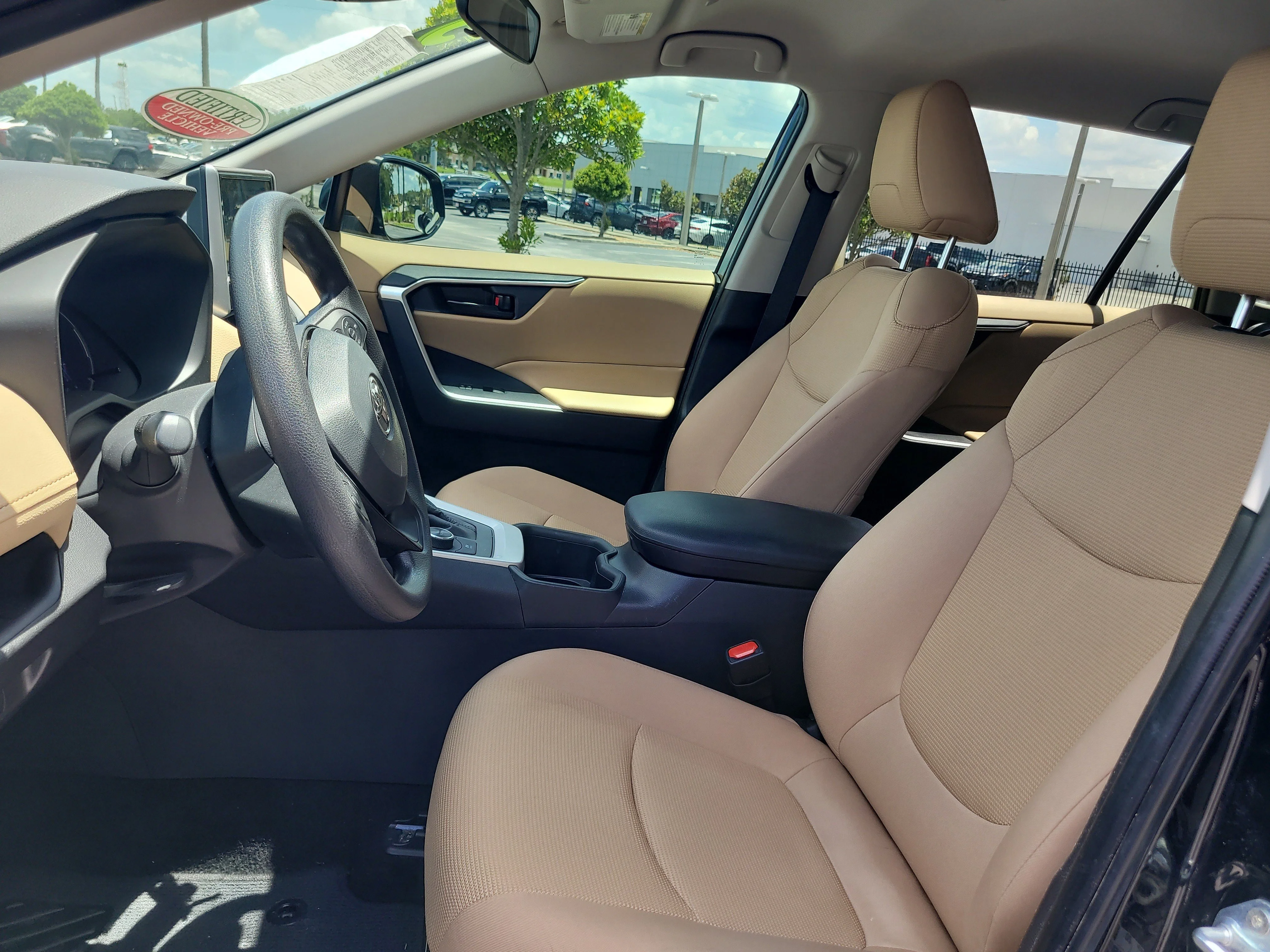 Certified Used 2025 Midnight Black Metallic Toyota Hybrid LE image 18