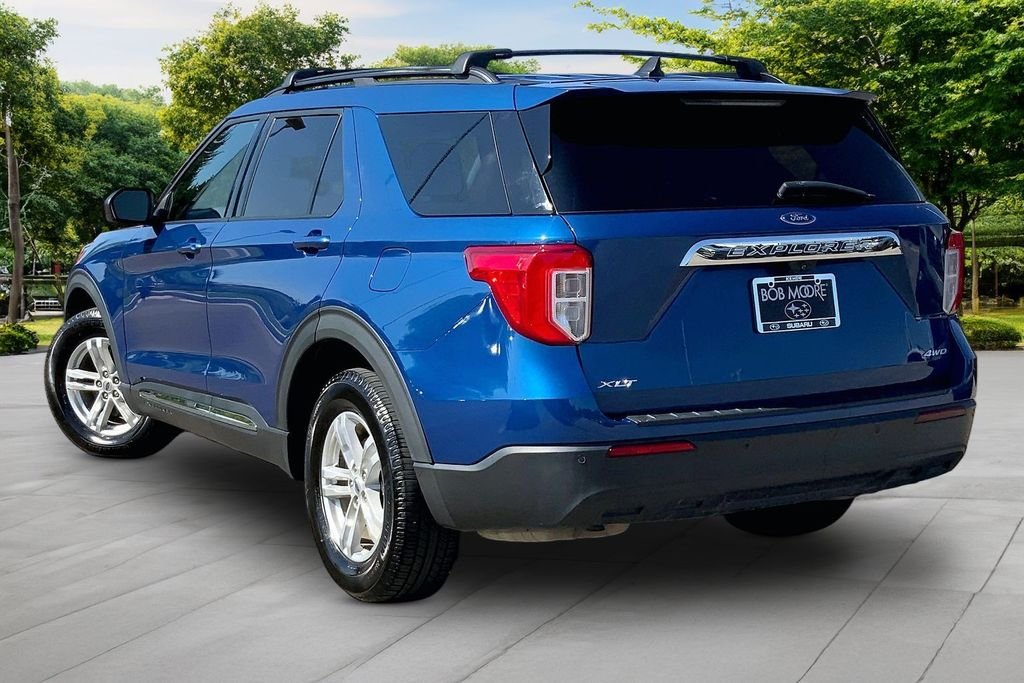 Used 2021 Blue Ford XLT image 4