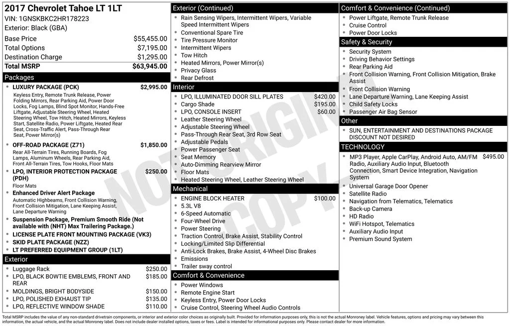Used 2017 Black Chevrolet LT image 2