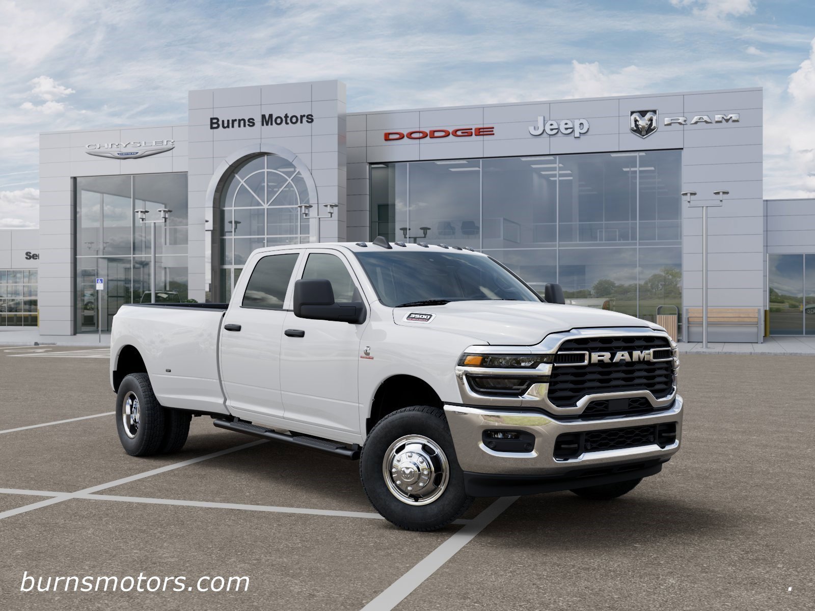 New 2026 Bright White Clear-Coat Exterior Paint RAM Tradesman Dually image 5