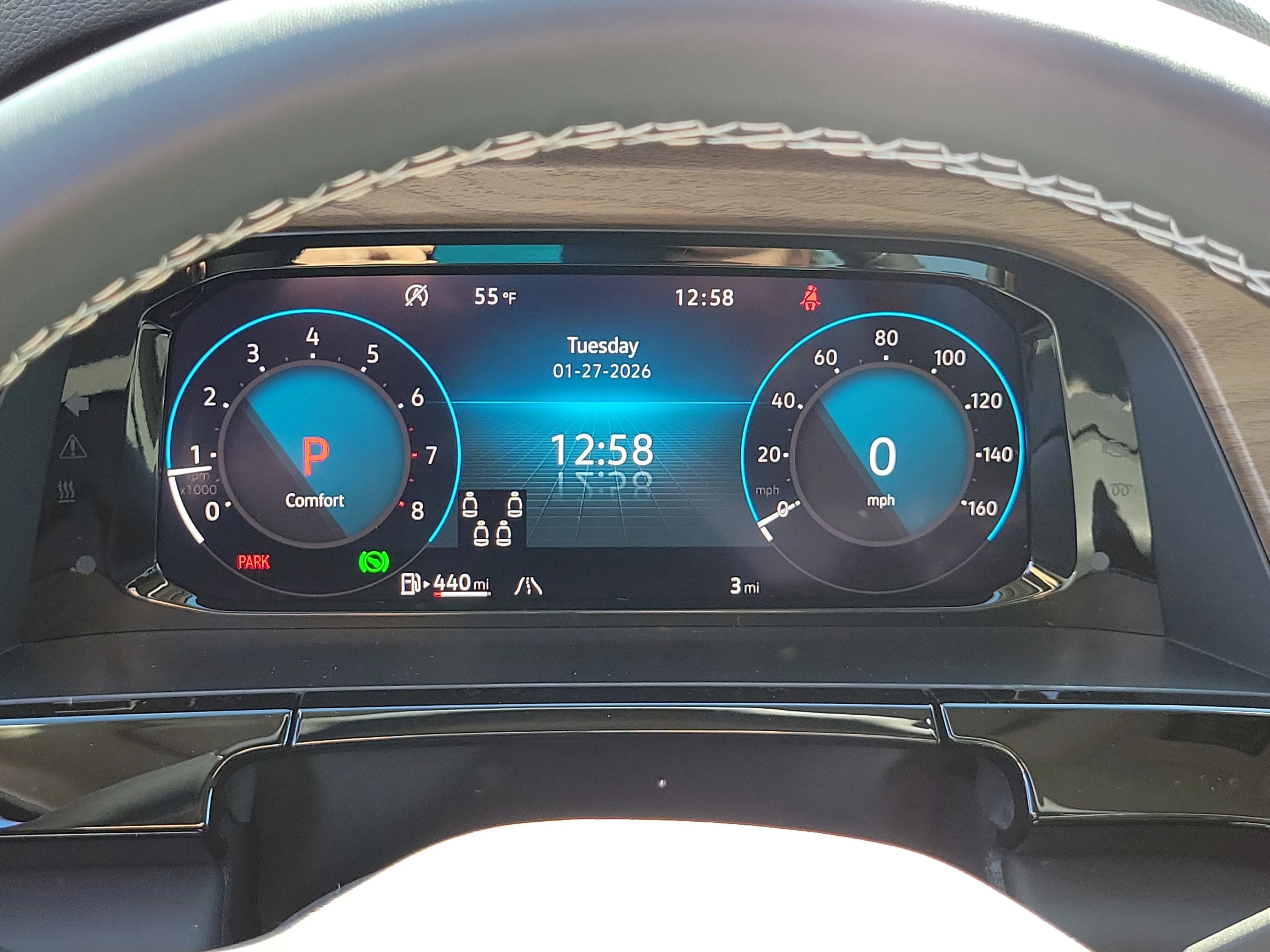 New 2026 Black Volkswagen SE w/Technology image 26