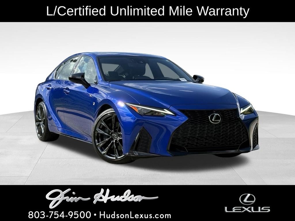 Certified Used 2025 Blue Lexus 350 F SPORT image 1