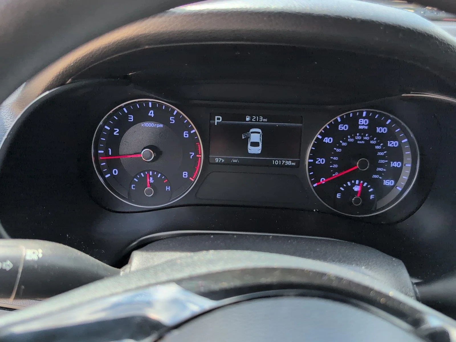 Used 2023 Currant Red Kia LXS image 30
