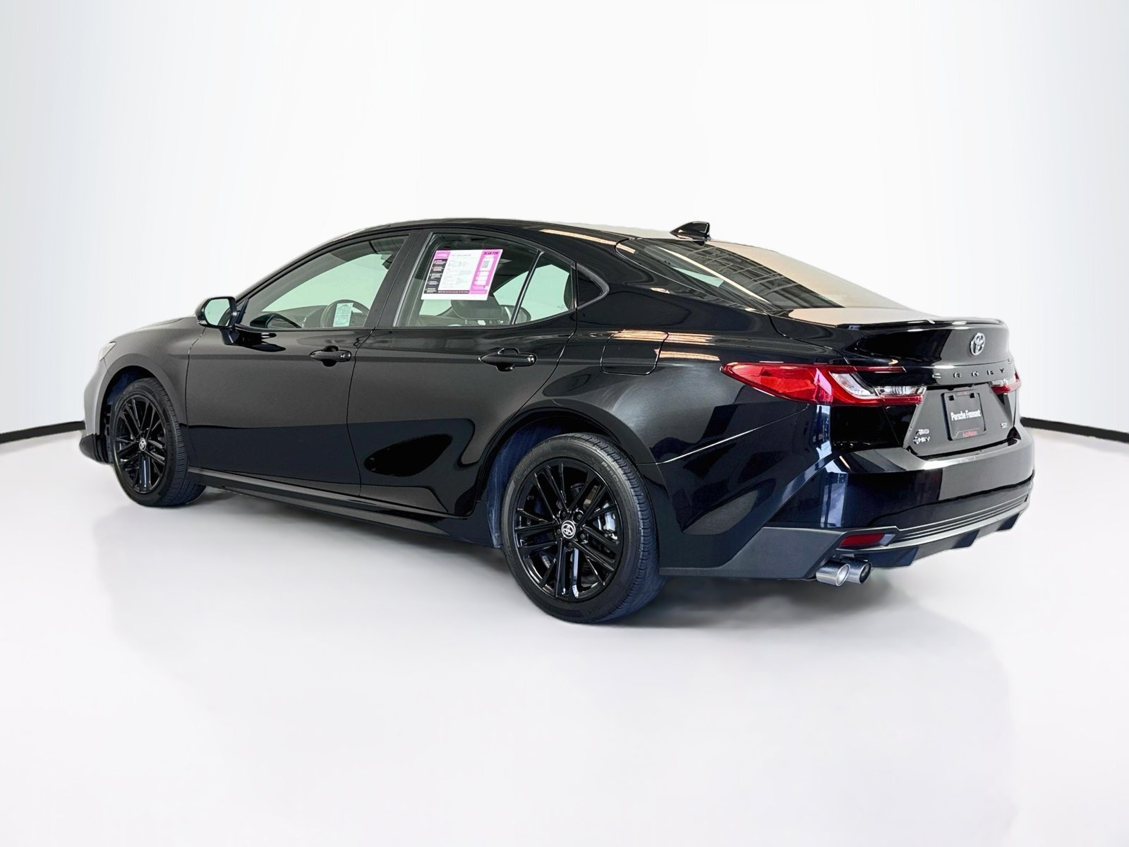 Used 2025 Midnight Black Metallic Toyota SE image 3