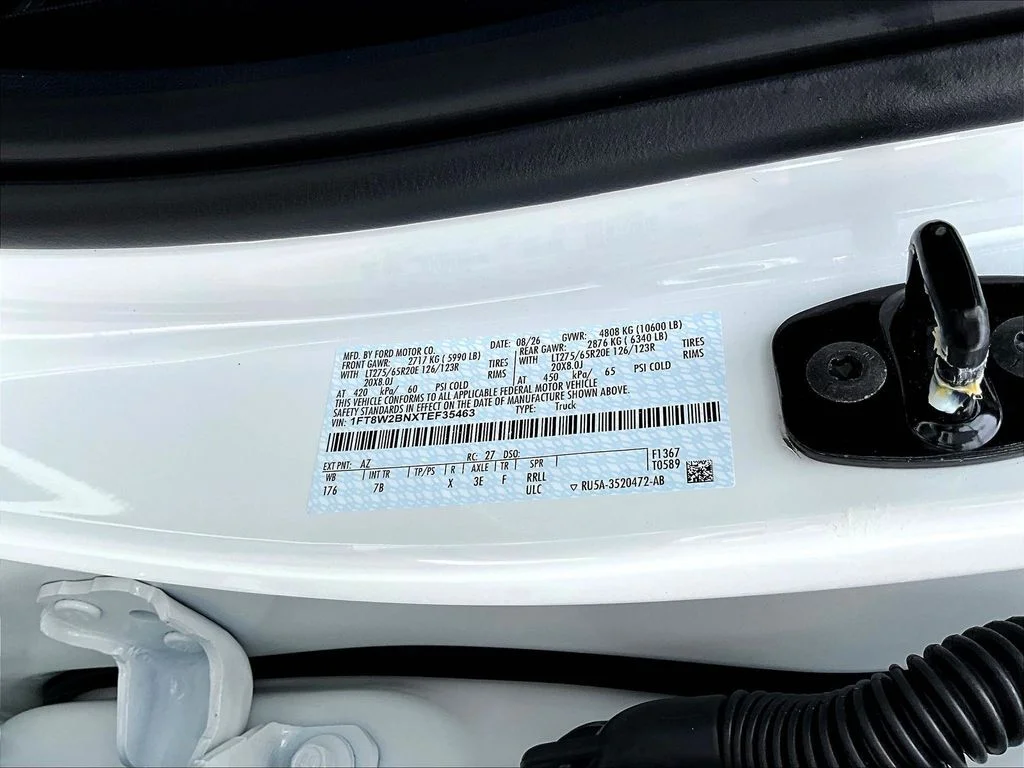 New 2026 Star White Metallic Tri-Coat Ford F-250® Platinum® image 8