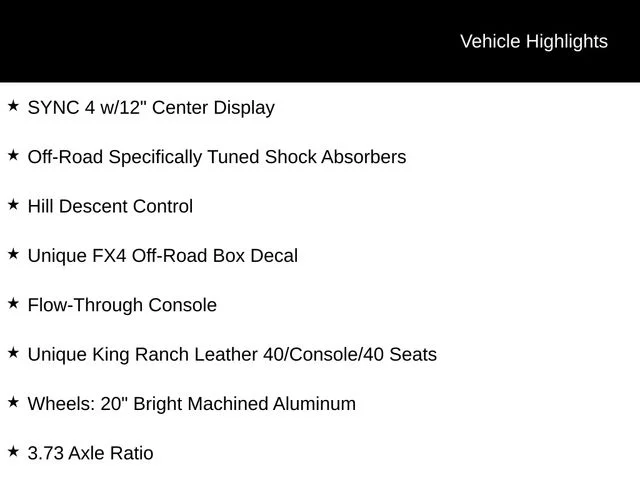 New 2026 Agate Black Metallic Ford King Ranch image 7