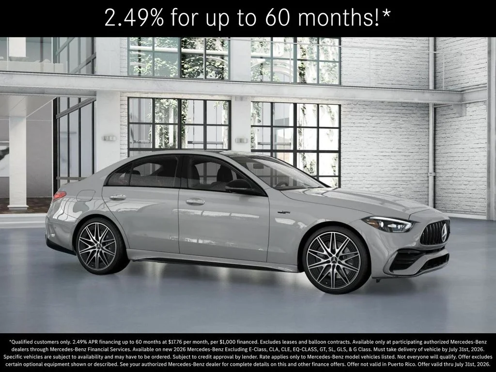 New 2026 MANUFAKTUR Alpine Grey Mercedes-Benz AMG® C 43 4MATIC Sedan image 13