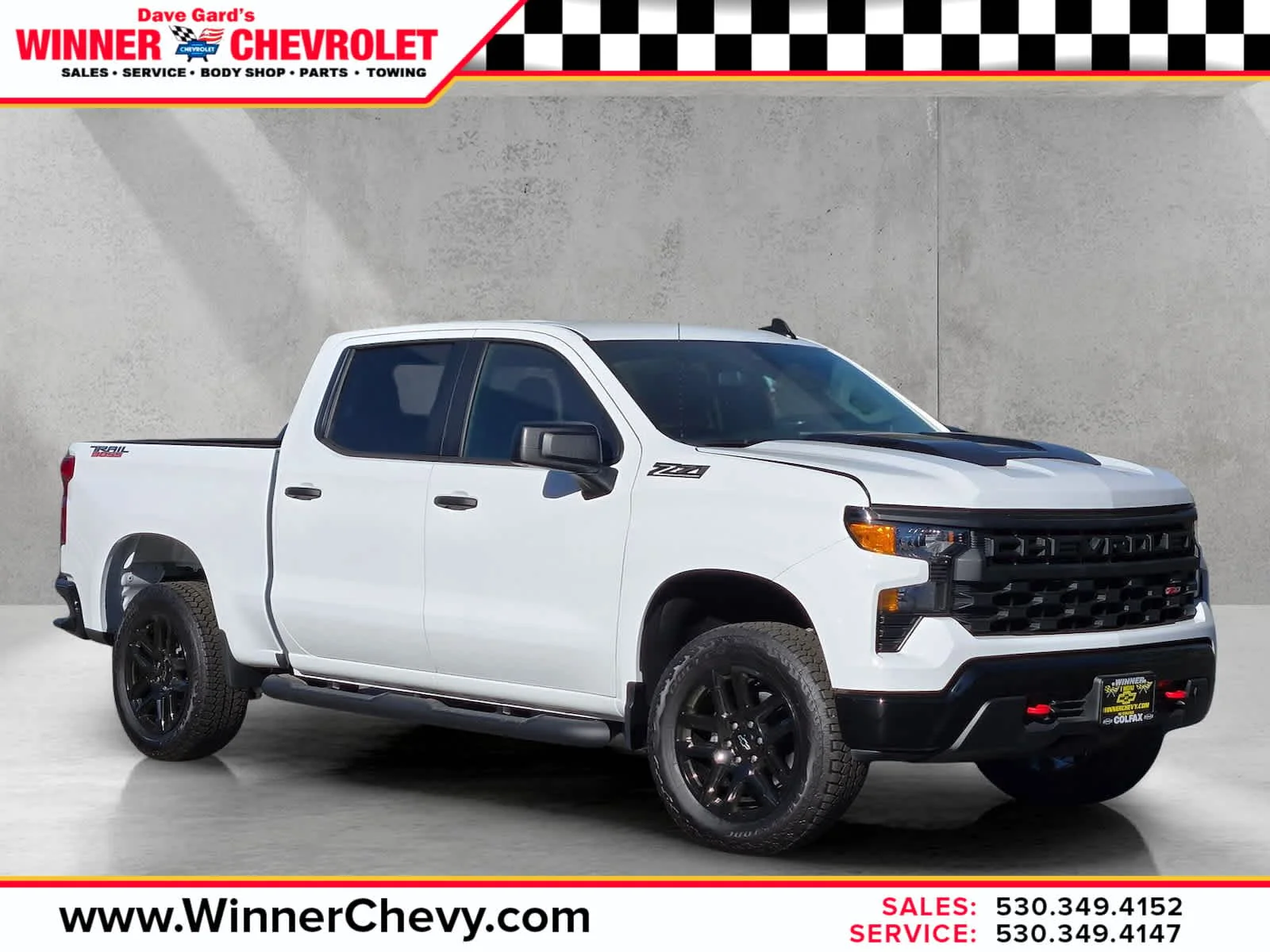 New 2026 Summit White Chevrolet Custom Trail Boss image 1
