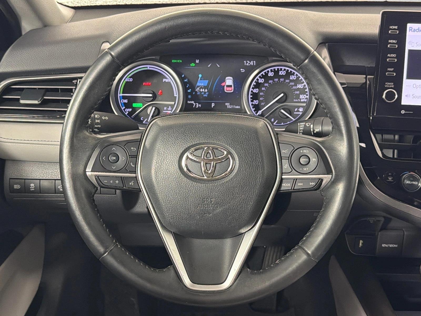 Used 2022 Celestial Silver Metallic Toyota Hybrid XLE image 23