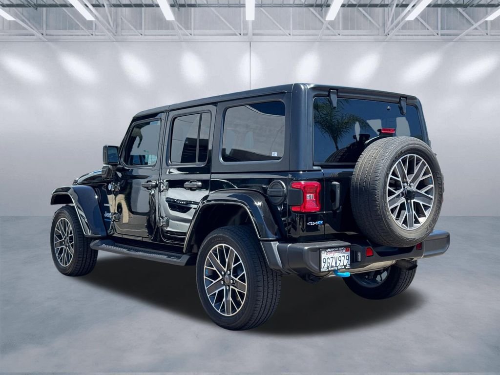 Used 2023 Black Jeep Sahara 4xe image 4
