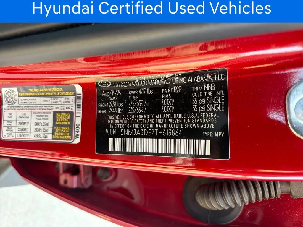 Certified Pre-Owned 2026 Hyundai Tucson SE
