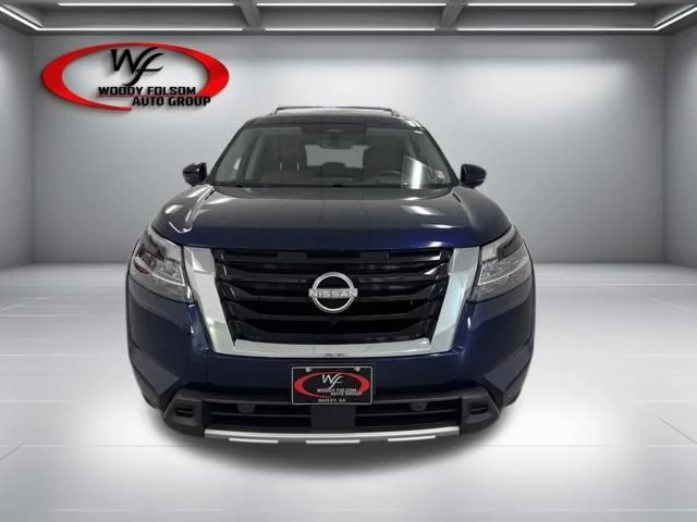 Certified Used 2024 Blue Nissan Platinum image 2