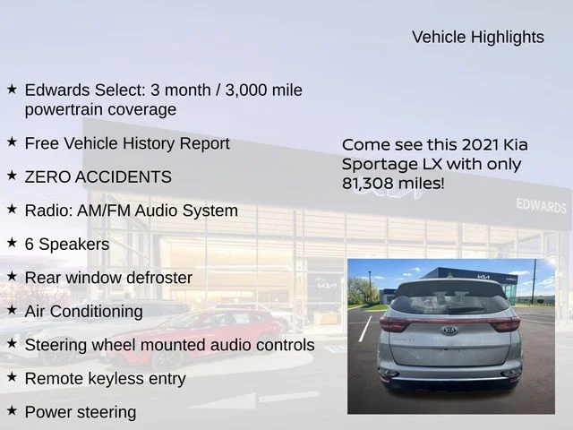 Used 2021 Gray Kia LX image 8