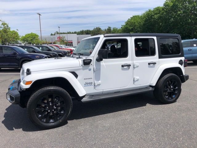 Used 2023 White Jeep Sahara 4xe image 7