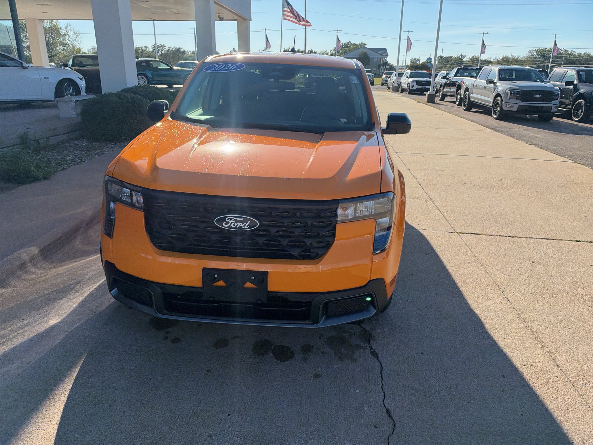 New 2026 Orange Fury Metallic Tri-Coat Ford XLT image 3