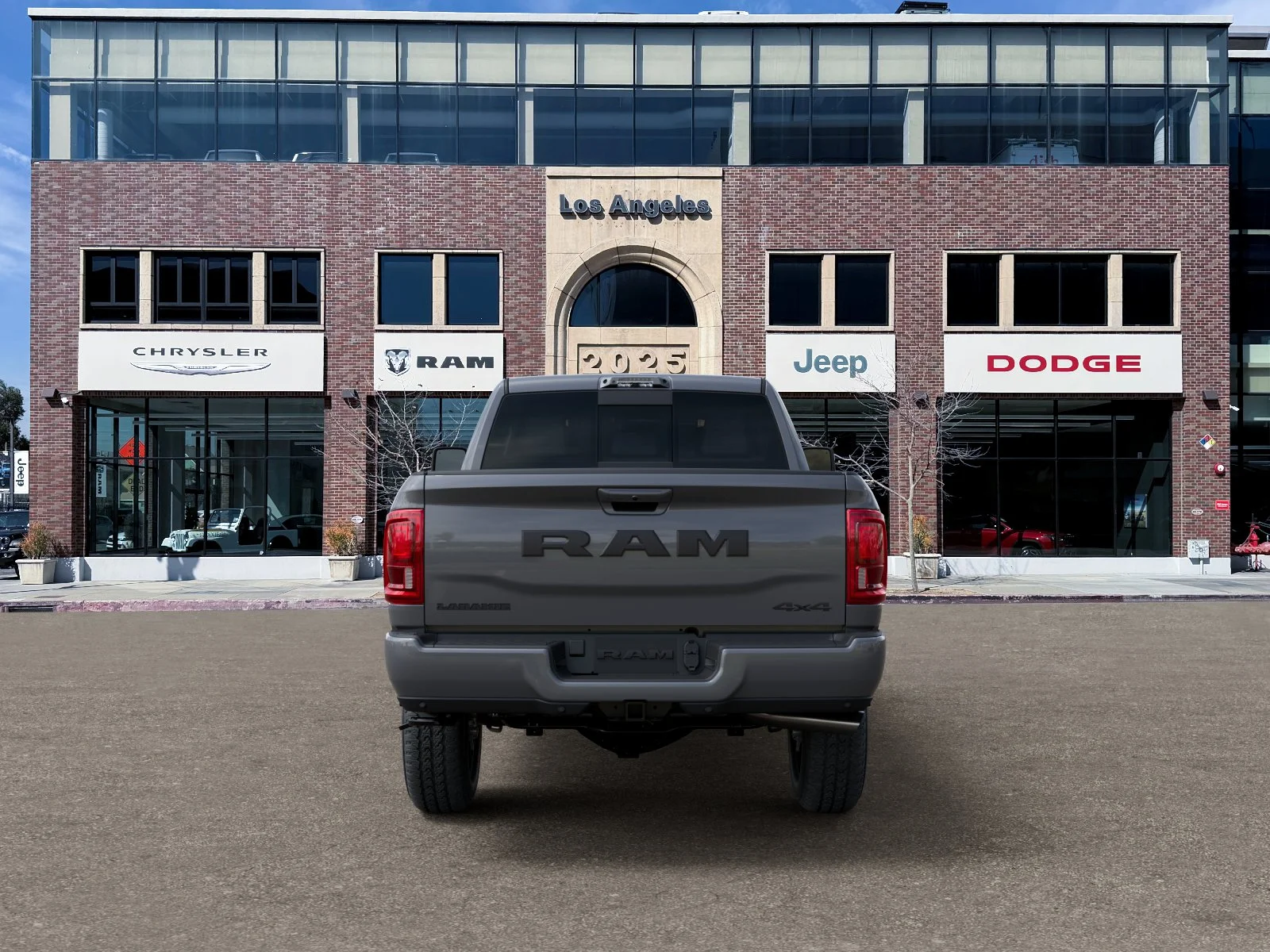 New 2026 Ceramic Gray Clear-Coat Exterior Paint RAM Laramie image 33