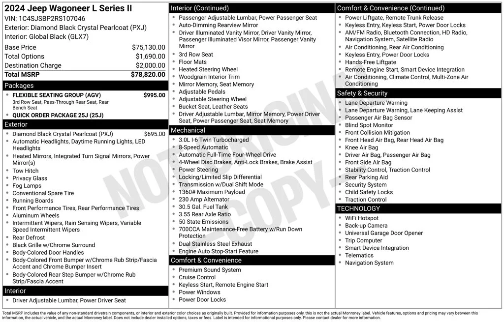 Used 2024 Black Jeep Series II image 5