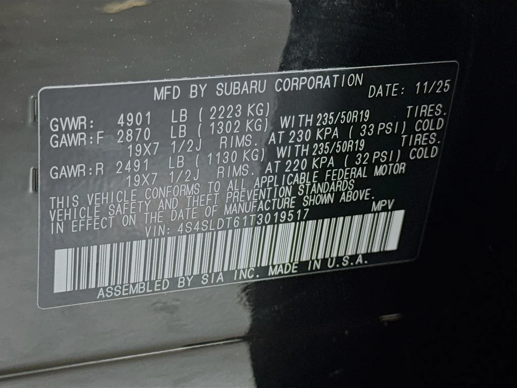Used 2026 Black Subaru Touring image 41