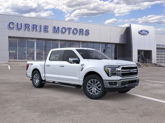 New 2026 Star White Metallic Tri-Coat Ford Lariat image 7