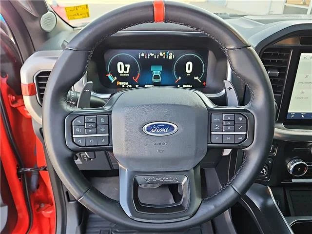 Used 2023 Orange Ford Raptor 4x4 SuperCrew Cab 5.5 ft. box 145 in. WB image 20