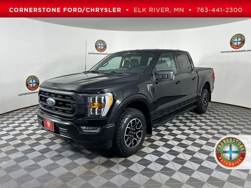 Certified Used 2023 Black Ford XLT image 1