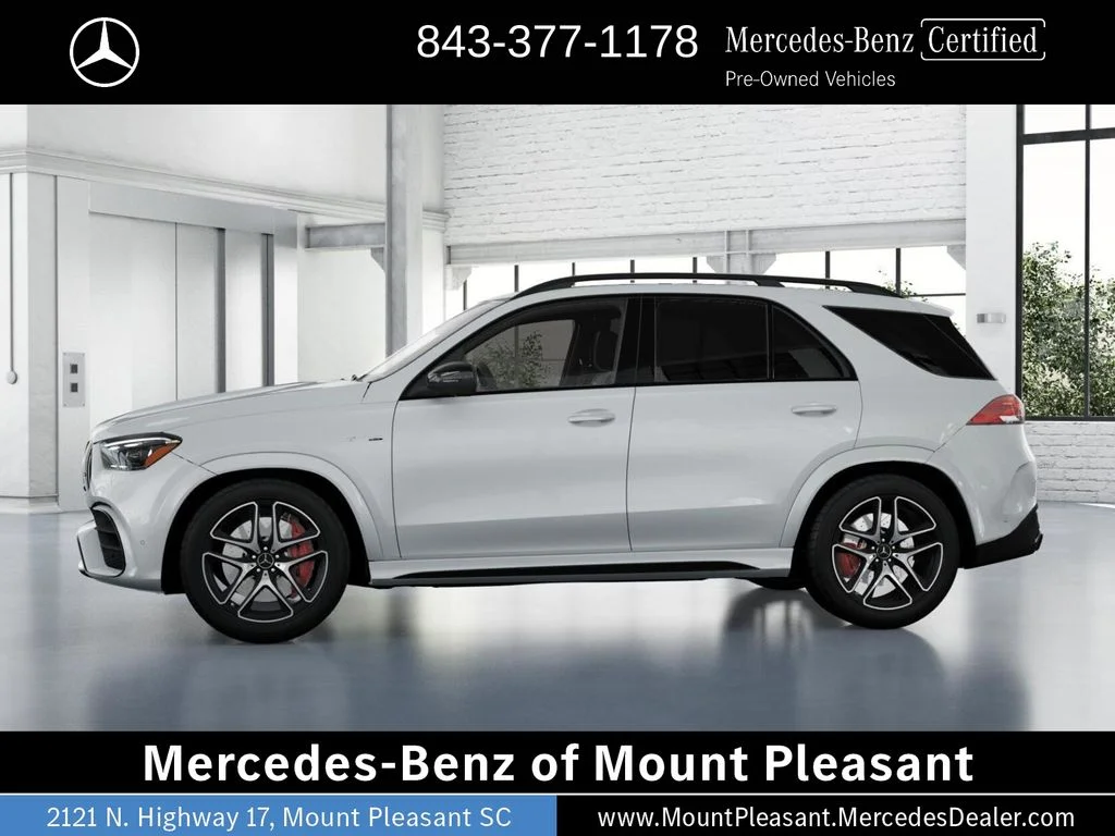 Certified Used 2025 MANUFAKTUR Moonlight White Metallic Mercedes-AMG GLE 63 S AMG® image 35