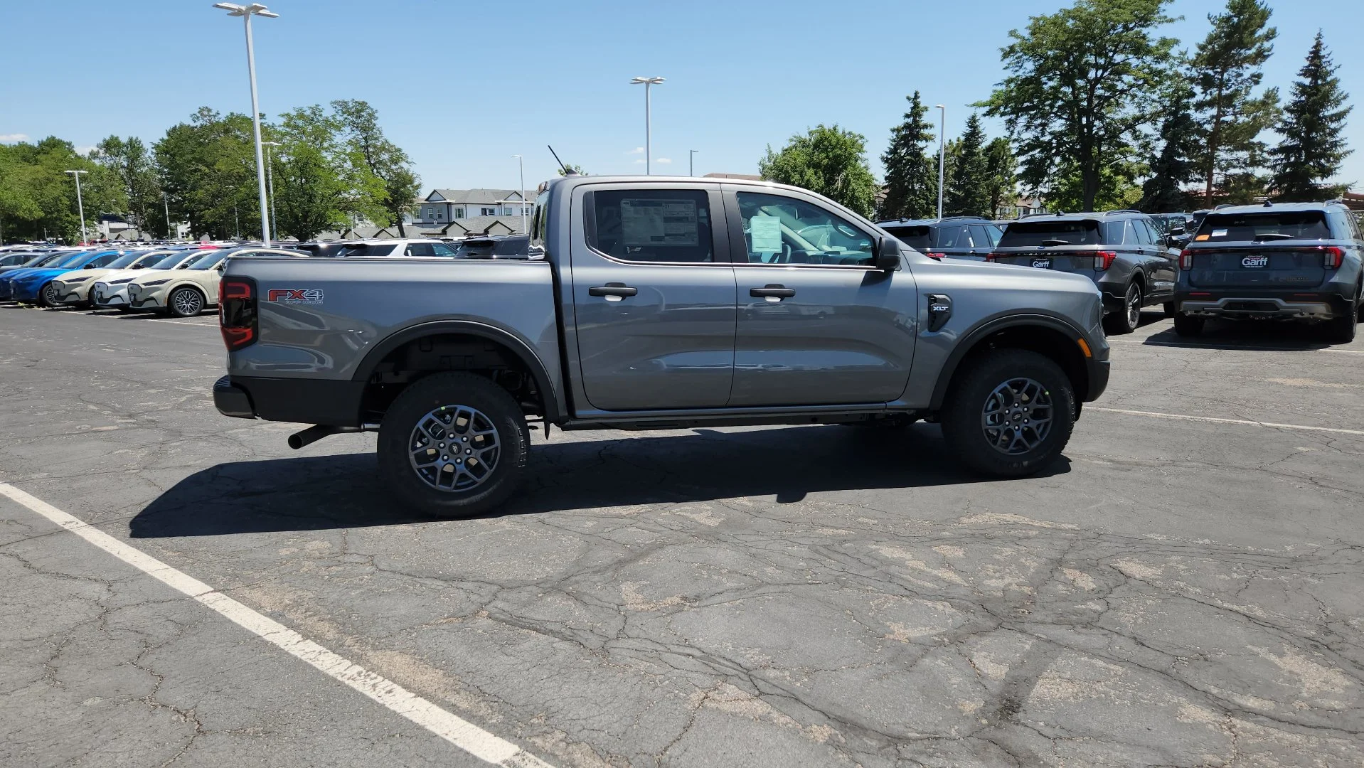 New 2026 Carbonized Gray Metallic Ford XLT image 8