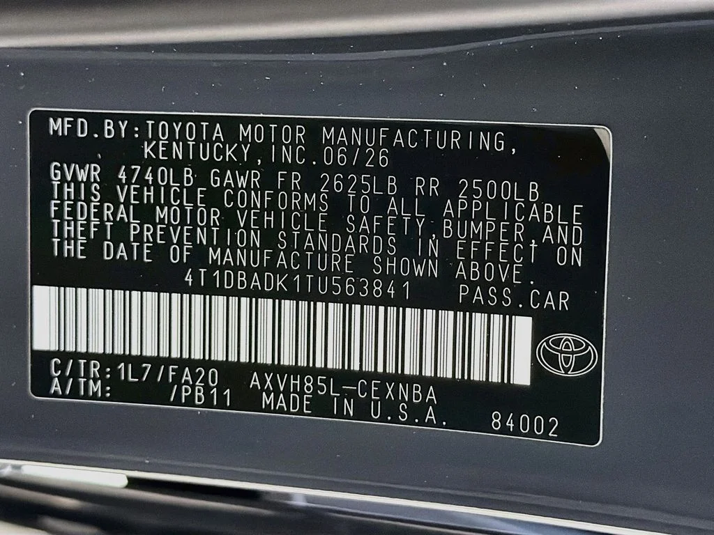New 2026  Toyota LE image 27