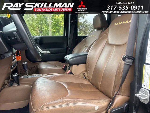 Used 2014 Black Jeep Unlimited Sahara image 12
