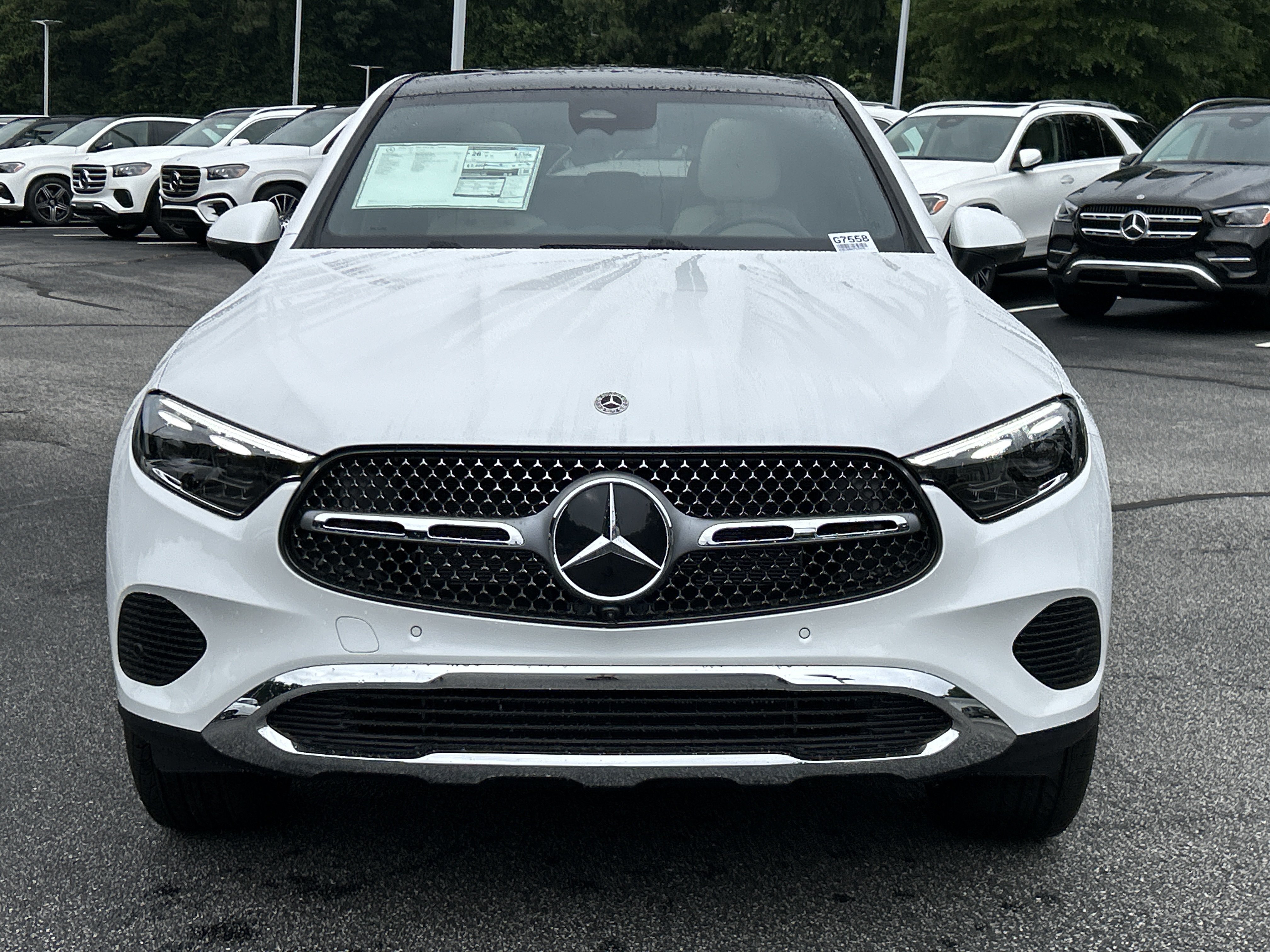 New 2026 MANUFAKTUR Moonlight White Metallic Mercedes-Benz GLC 300 4MATIC® Coupe image 3