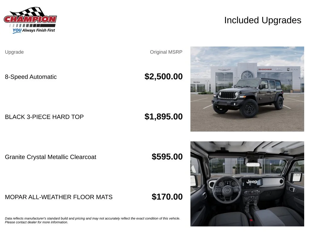 New 2026 Gray Jeep Sport image 6