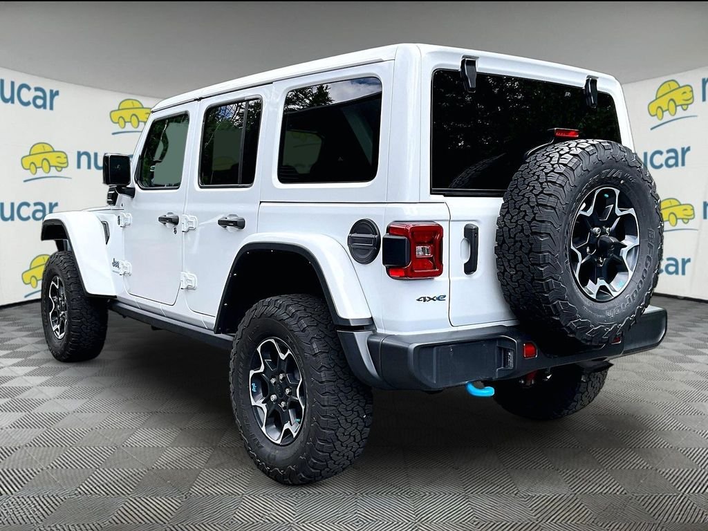 Used 2023 White Jeep Rubicon 4xe image 5