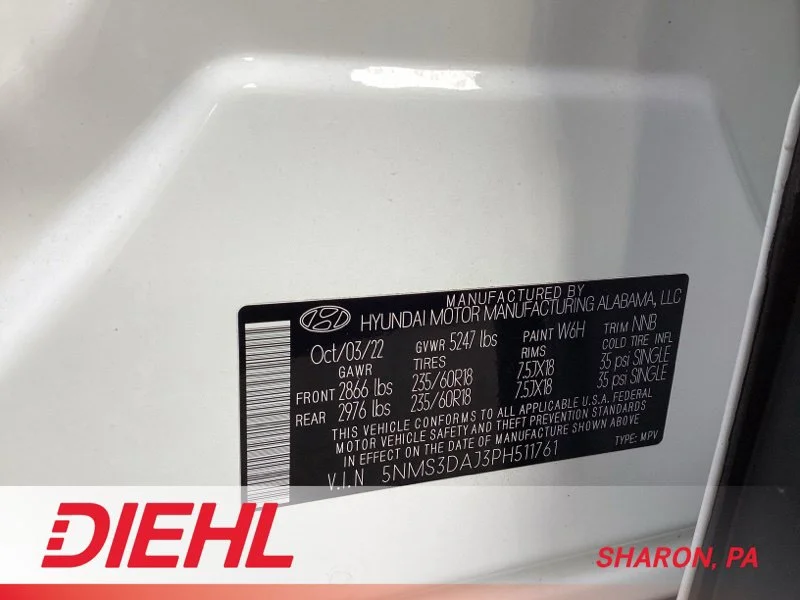 Used 2023 White Hyundai SEL image 10