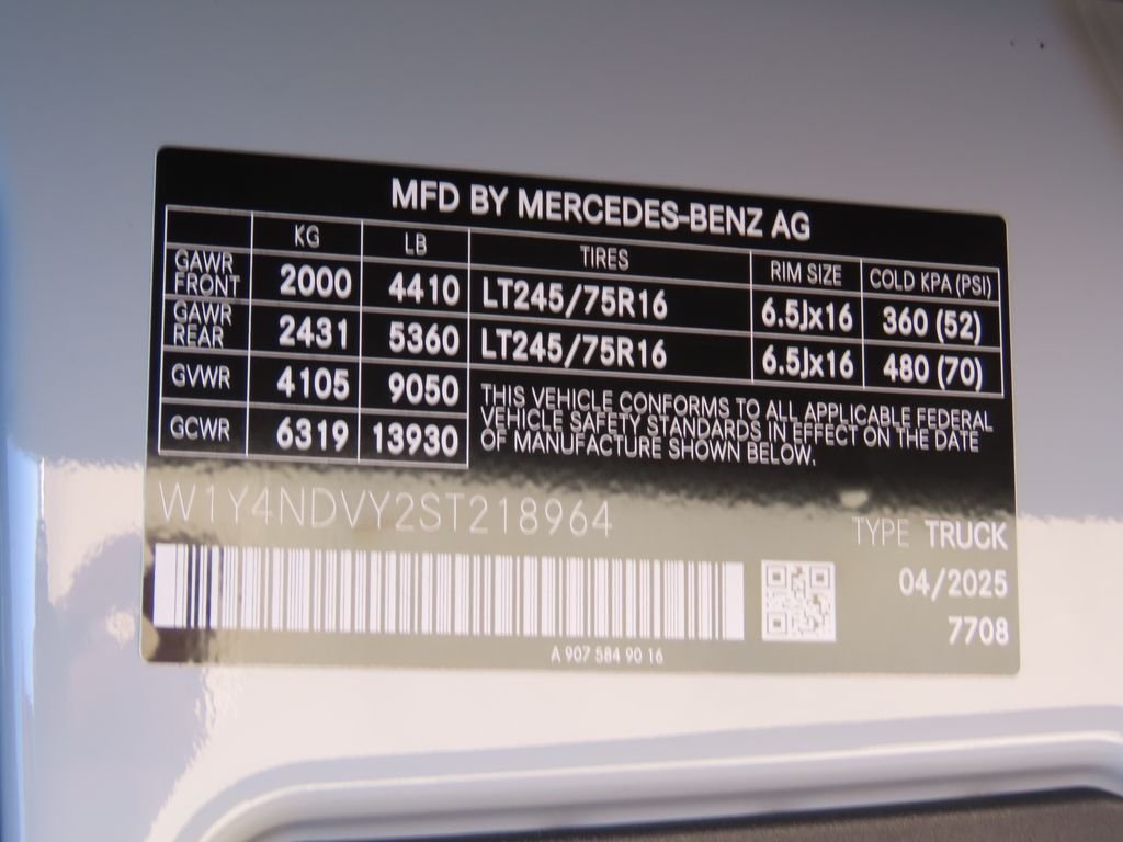 2025 Mercedes-Benz Sprinter Cargo Van Base - Photo 34