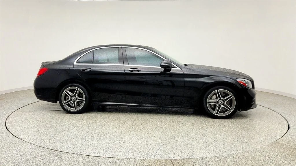 Used 2020 Black Mercedes-Benz C 300 4MATIC Sedan w/ AMG® Line & Premium Pkgs & Panorama Sunroof image 4