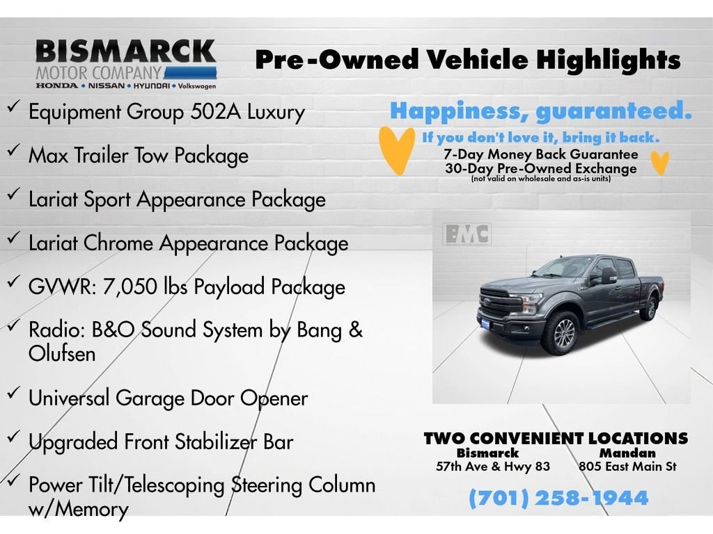 Used 2019 Gray Ford Lariat image 5