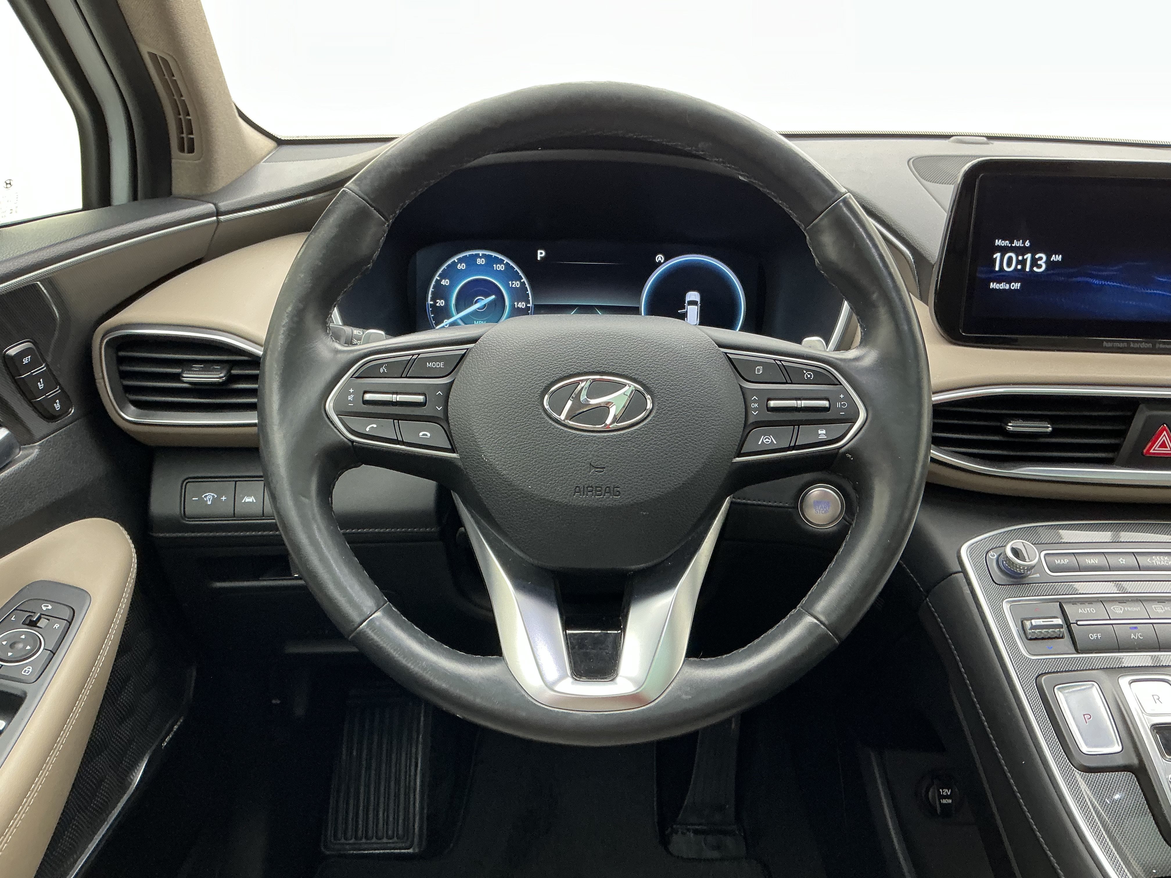 Used 2021 Quartz White Hyundai Limited image 21