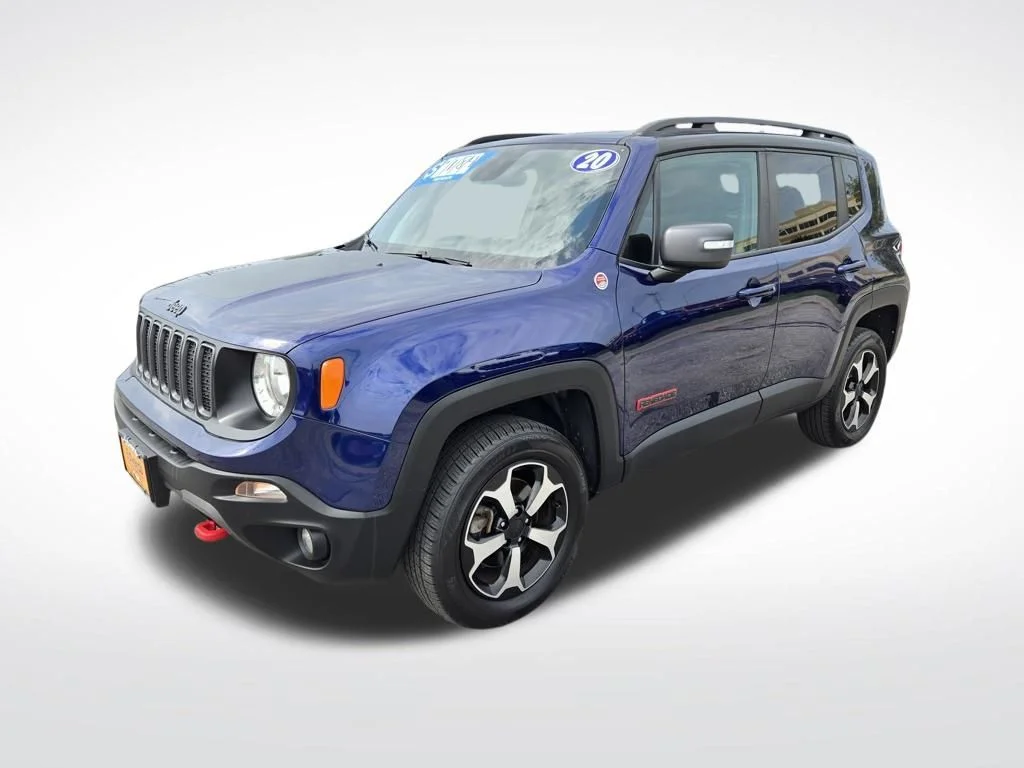 Used 2020 Blue Jeep Trailhawk image 9