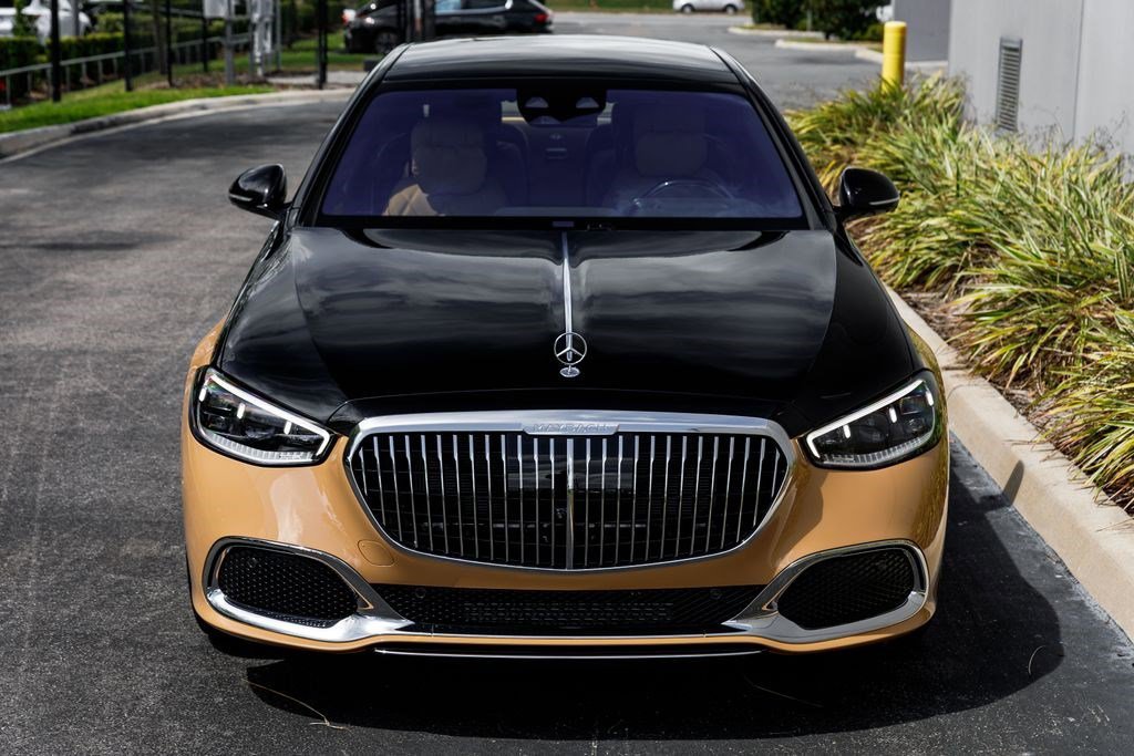 Used 2023 Obsidian Black Metallic / Colorado Beige Mercedes-Benz Maybach S 680 image 8