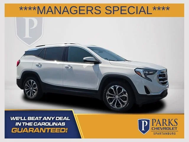 Used 2020 SUMMIT WHITE GMC SLT image 1