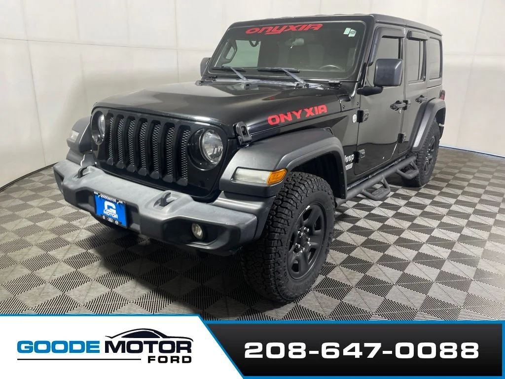 Certified Used 2018 Black Clearcoat Jeep Unlimited Sport image 4