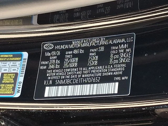 New 2026 Black Hyundai SEL image 18