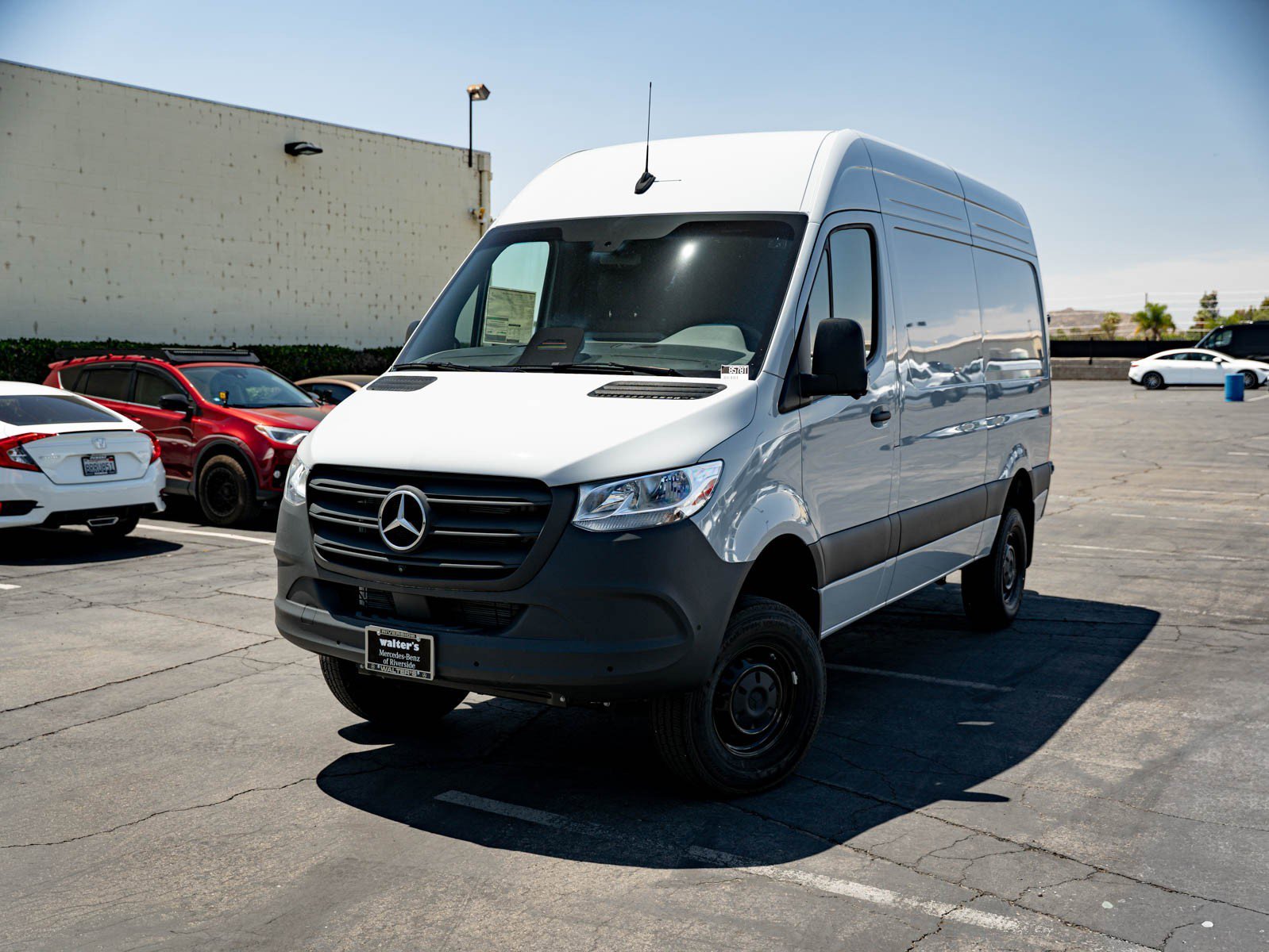 New 2025 Silver+Gray Mercedes-Benz 2500 High Roof I4 Diesel HO 144 AWD image 1