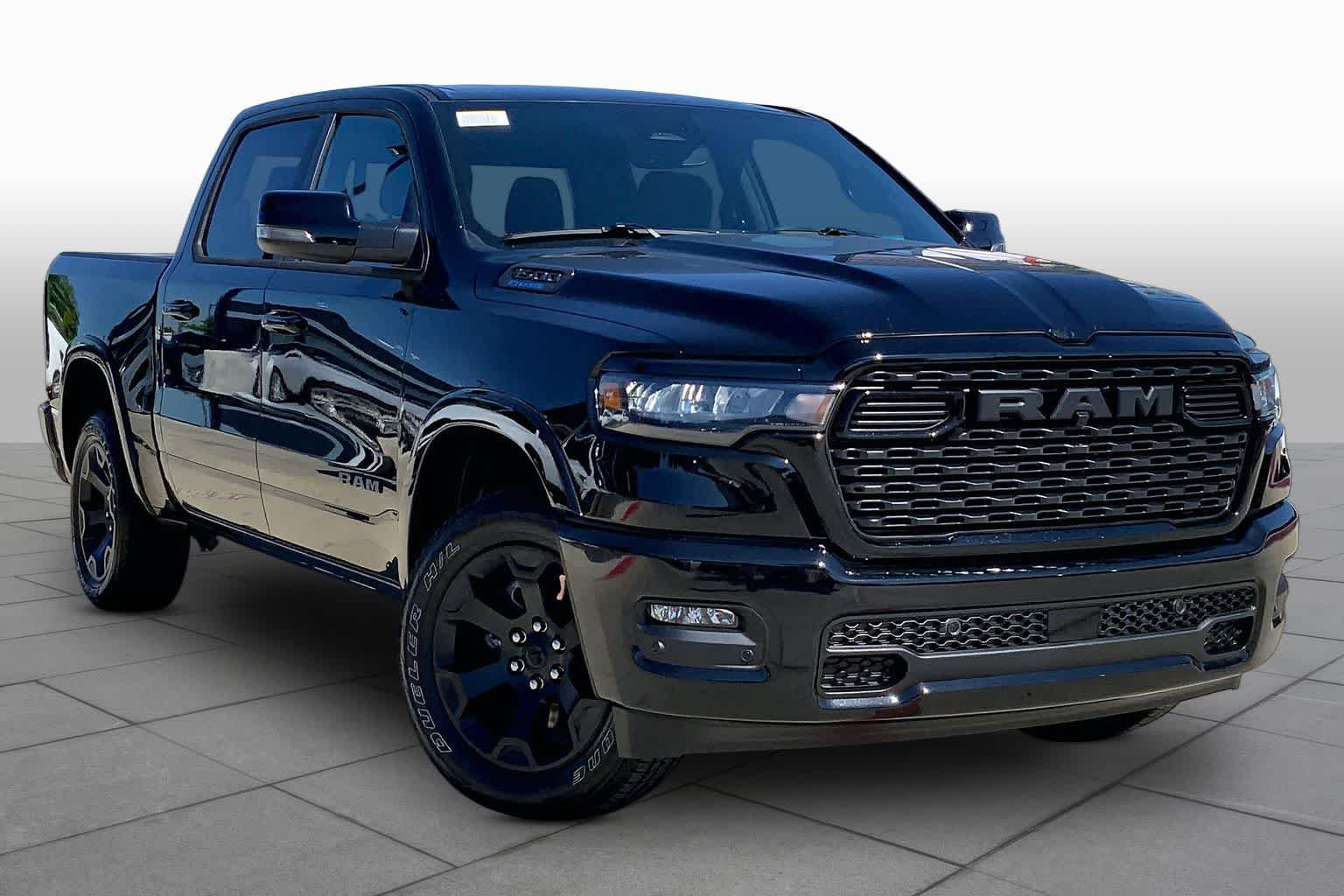 New 2026 Diamond Black Crystal Pearl-Coat Exterior Paint RAM Lone Star image 2