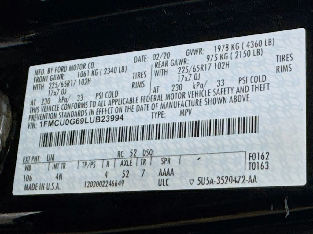 Used 2020 Black Ford SE image 38